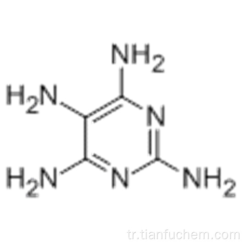 2,4,5,6-TETRAAMİNOPİRİMİDİN CAS 1004-74-6